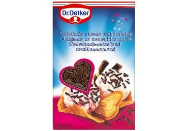 SKAIDIŅAS AR ŠOKOLĀDES GARŠU DR.OETKER 80G