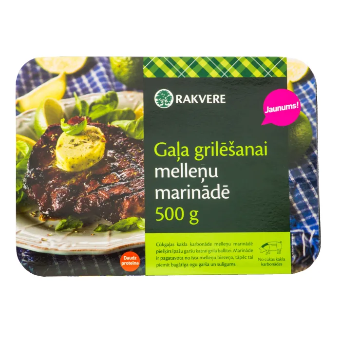 CŪKGAĻAS KAKLA KARBONĀDE RAKVERE MELLEŅU MARINĀDĒ 500G