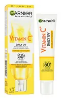 GARNIER VITAMIN C INVISIBLE UV FLUĪDS AR SPF50+, NEMANĀMS UZ ĀDAS, 40ML