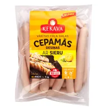 CĀĻA DESIŅAS ĶEKAVA CEPAMĀS, AR SIERU 1KG
