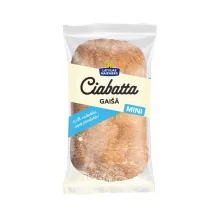 MINI GAIŠĀ CIABATTA LATVIJAS MAIZNIEKS BEZ CUKURA 100G