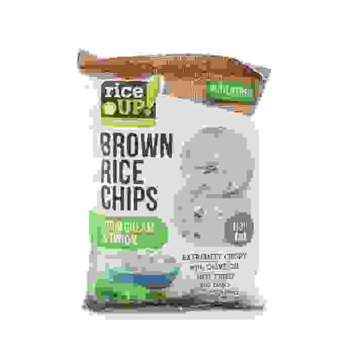 ČIPSI RĪSU AR KRĒJUMU UN SĪPOLIEM 60G