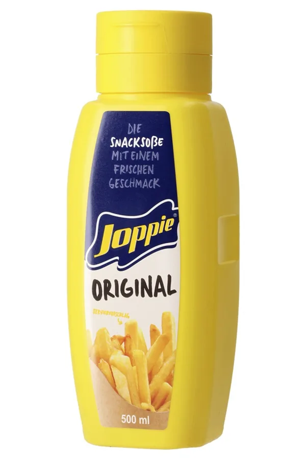 JOPPIE ORIGINAL MĒRCE UZKODĀM AR SĪPOLIEM, AR CUKURU UN SALDINĀTĀJU, 500ML