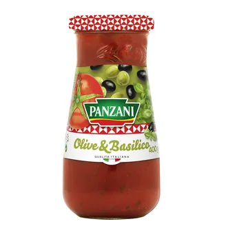 PASTAS MĒRCE PANZANI OLĪVES BAZILIKA 400G