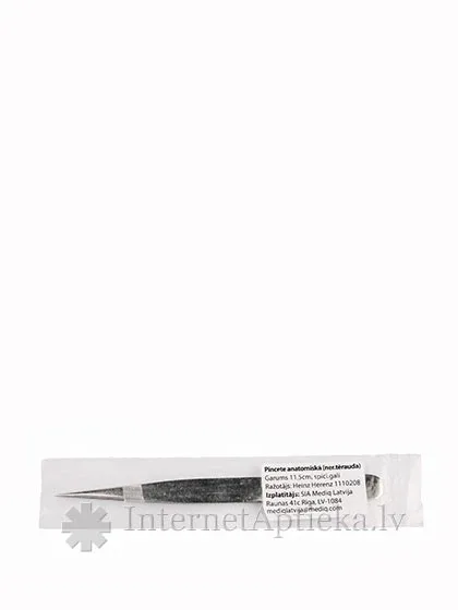 Pincete ar asiem galiem 11,5 cm, 1 gb.