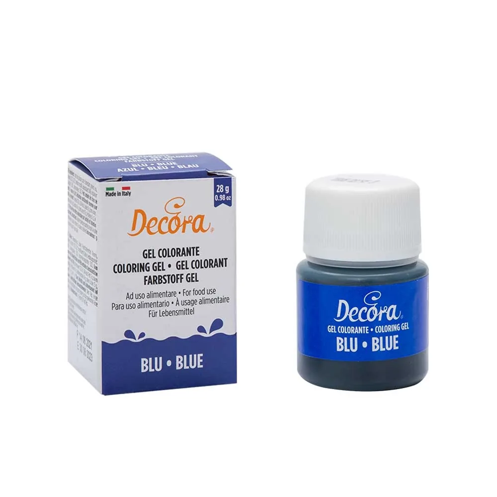 PĀRTIKAS KRĀSVIELA ZILA DECORA, 28G