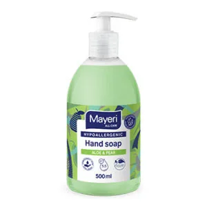 MAYERI HIPOALERĢISKAS ŠĶIDRĀS ZIEPES ALOE&PEAR, 500ML