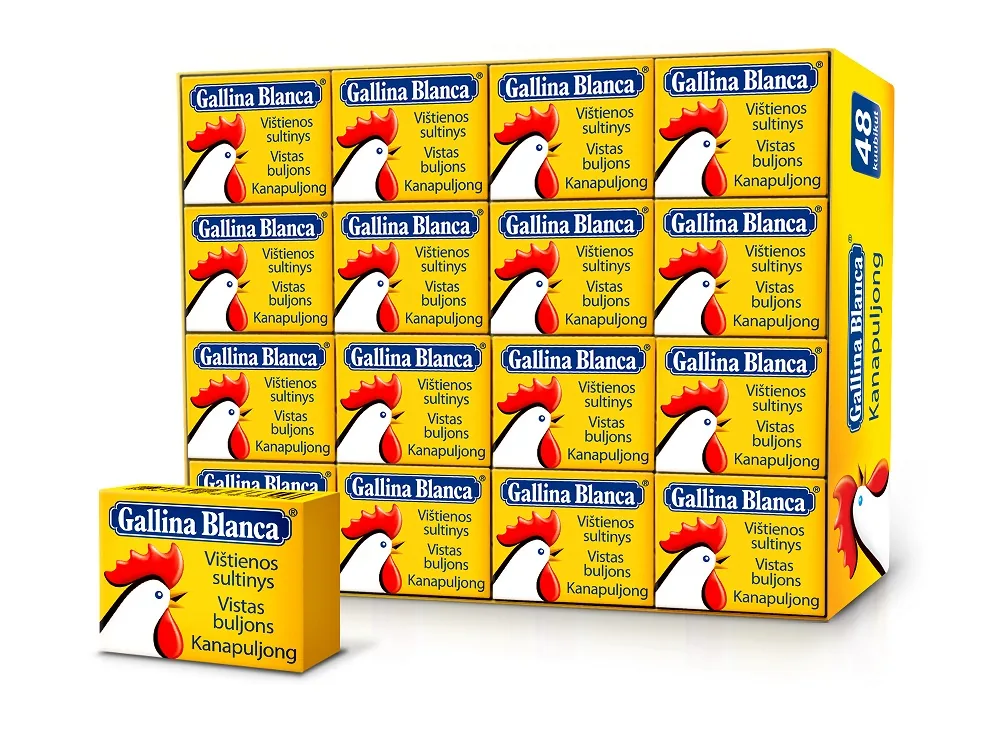 VISTAS BULJONS GALLINA BLANCA, 48X10G