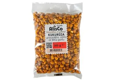 Жареная кукуруза BBQ Alis Co, 300 г