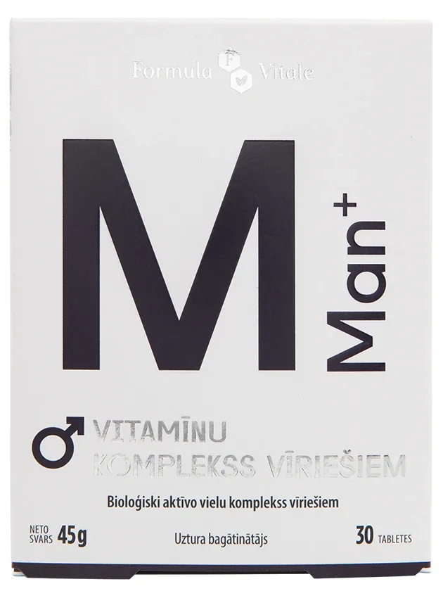 Formula Vitale Man+, 30 tabletes