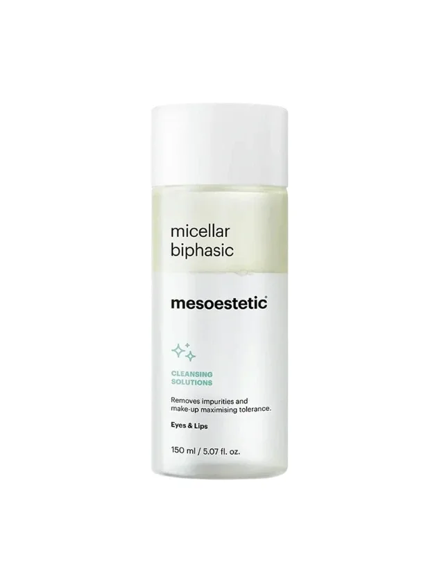 Mesoestetic Micellar Biphasic divfāžu micelārais līdzeklis ādas attīrīšanas, 150 ml