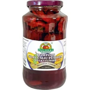 KOMPOTS NO PLŪMJU PUSĪTĒM BEZ KAULIŅIEM 720G/220G