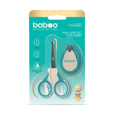 Baboo nagu kopšanas komplekts: šķēres un knaibles, 0+ mēneši