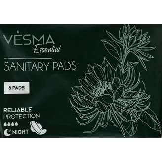 HIGIĒNISKĀS PAKETES VESMA ESSENTIALS NIGHT 8GAB