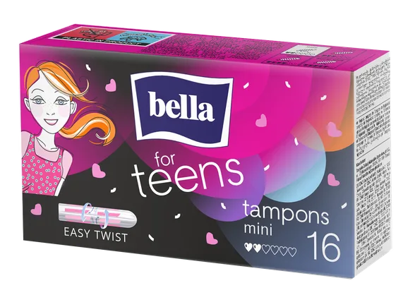 Bella Teens Mini Tamponi, 16 gab.