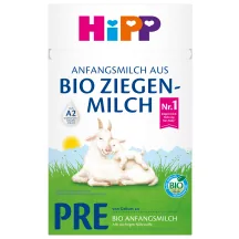 MĀKSLĪGAIS PIENA MAISĪJUMS HIPP PRE KAZAS PIENA, ZĪDAIŅIEM NO DZIMŠANAS BIO 400G