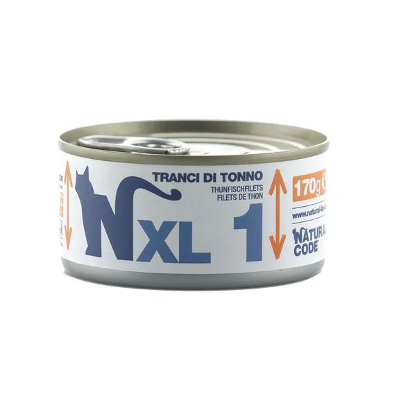 Natural Code XL1 tunča fileja mitrā barība, 170 g