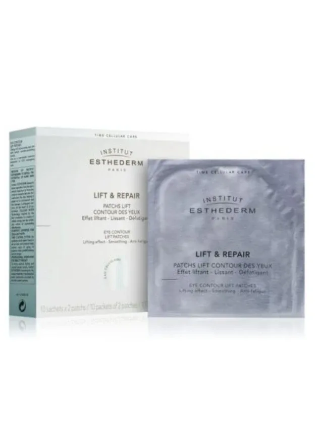 Institut Esthederm Lift & Repair plāksnīšu maska acu zonai, 10 x 2 gb.