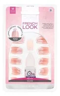 DEPEND FRENCH LOOK M SQUARE MĀKSLĪGO NAGU KOMPLEKTS, 100GAB.