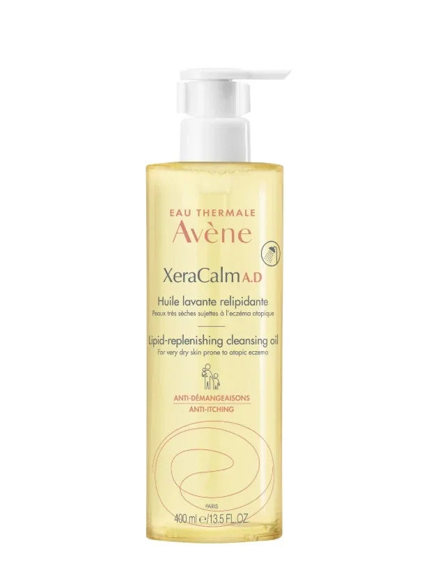 Avene Xeracalm A.D. lipīdus atjaunojoša un attīroša eļļa, 400 ml