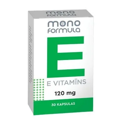 Mono Formula E vitamīns 120 mg kapsulas N30