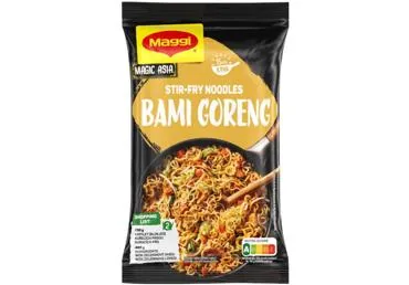ĀTRI PAGATAVOJAMAS NŪDELES MAGGI BAMI GORENG 185G