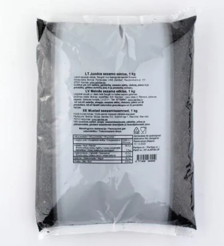 SEZAMA SĒKLAS MELNAS 1 KG