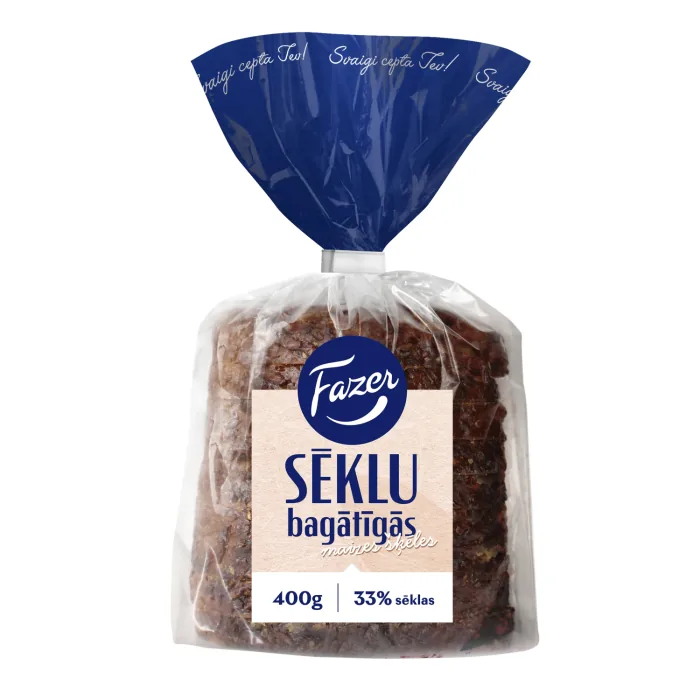 FAZER SĒKLU BAGĀTĪGĀS MAIZES ŠĶĒLES 400G