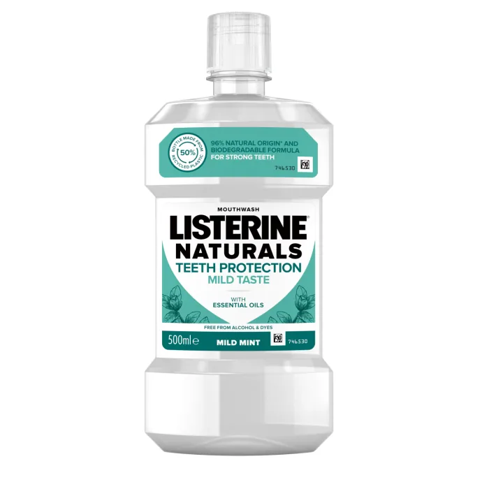 Ополаскиватель для полости рта Listerine Naturals Teeth Protection, 500 мл
