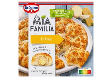 SALDĒTA PICAS MAIZE LA MIA FAMILIA ČETRU SIERU 480G