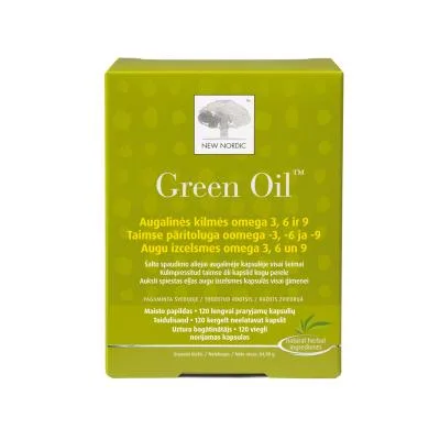 New nordic Green Oil augu izcelsmes kapsulas N120