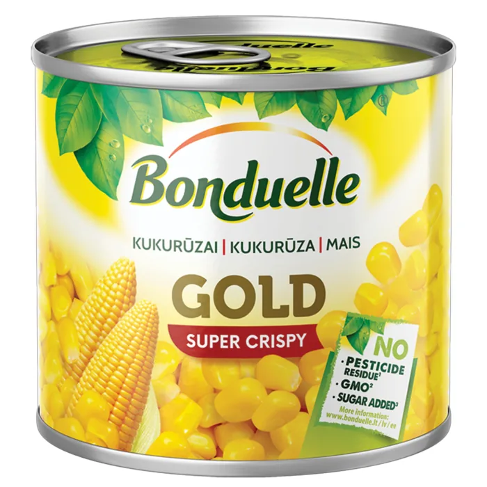 KUKURŪZA BONDUELLE KONSERVĒTA 340G/285G