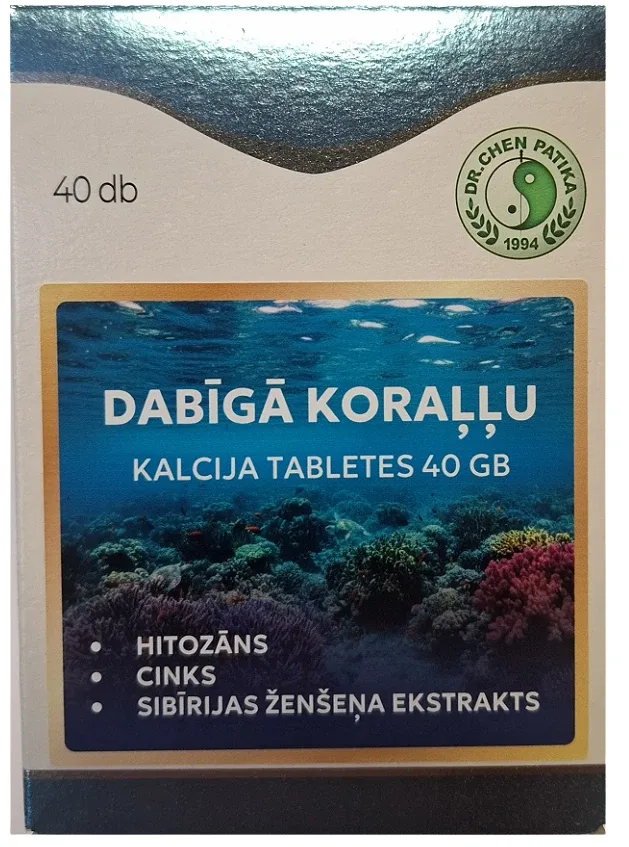 Oriental herbs dabīgā koraļļu kalcija tabletes, 40 gb.
