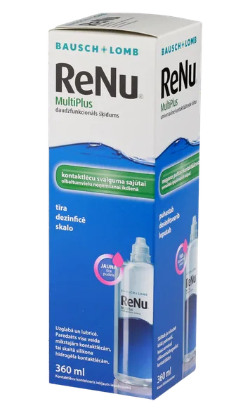 Renu Multi Plus šķīdums kontaktlēcām, 360 ml
