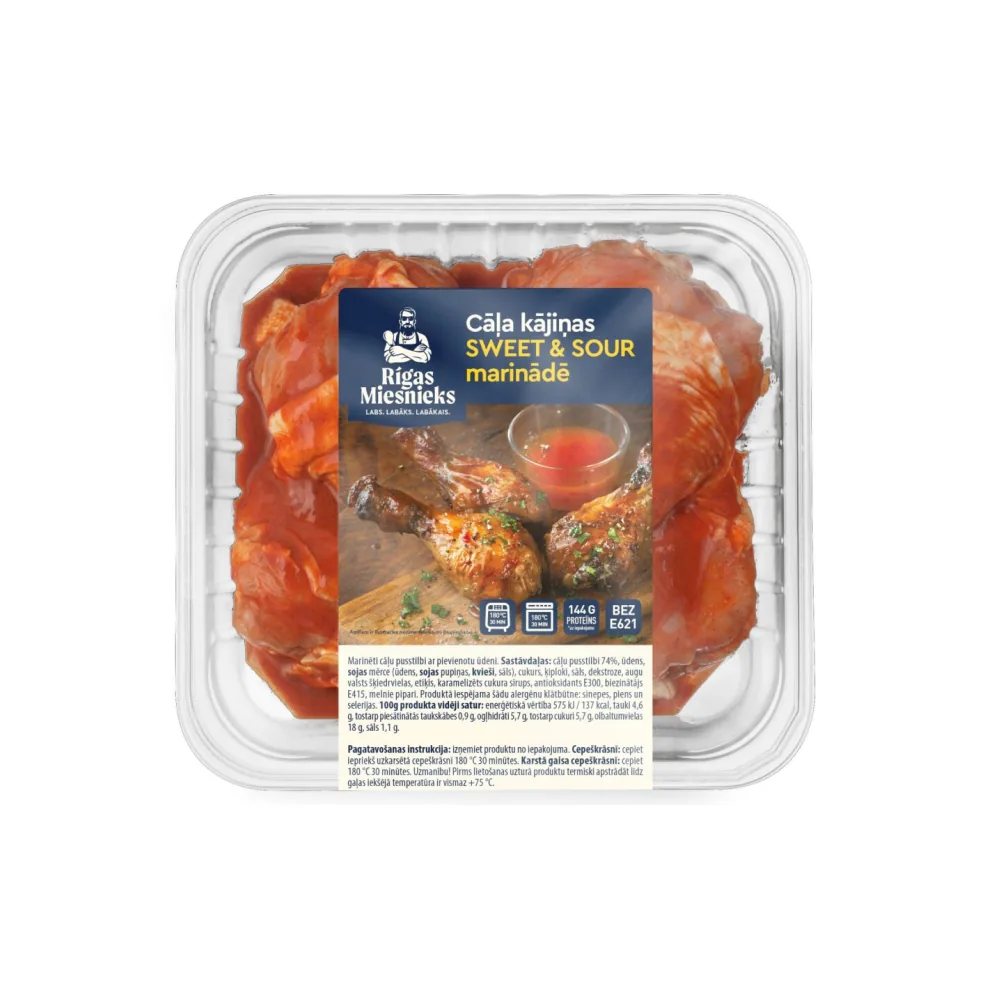 CĀĻA KĀJIŅAS SWEET & SOUR MARINĀDĒ RM 800G