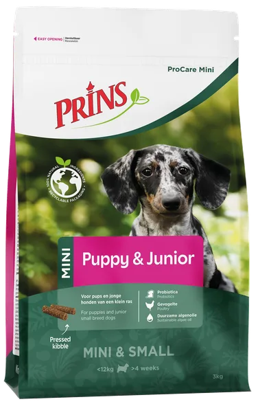 Prins Procare Mini Puppy& junior sausā barība, 3 kg