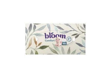KOSMĒTISKĀS SALVETES BLOOM COMFORT 3KĀRTAS 90GAB.