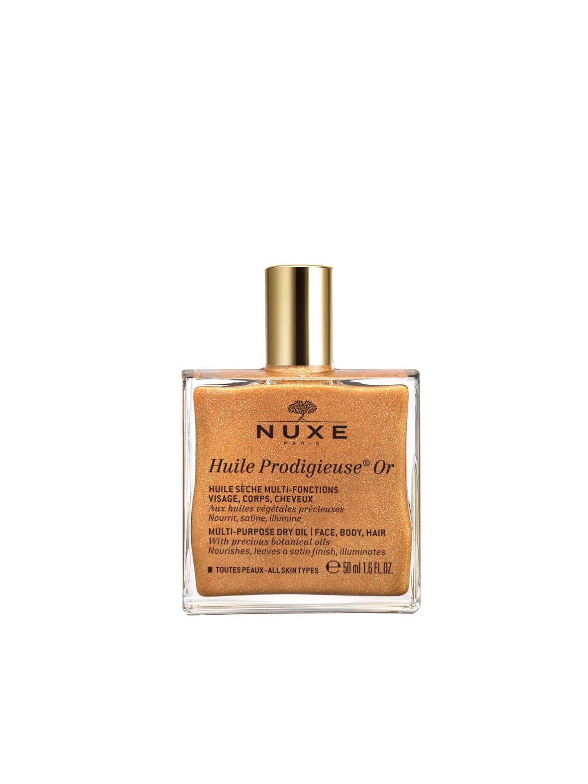 Nuxe Huile Prodigieuse Or sausā eļļa mirdzumam, 50 ml