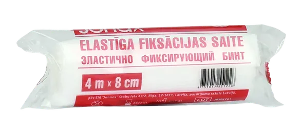 Jonax 4 m X 8 cm elastīga fiksācijas saite, 1 gab.