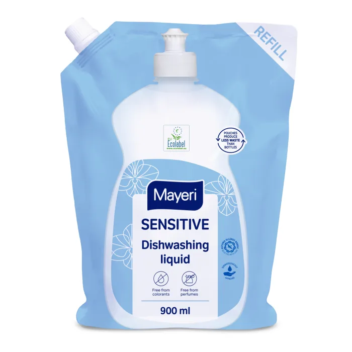 TRAUKU MAZGĀŠANAS LĪDZEKLIS MAYERI SENSITIVE 900ML POUCH