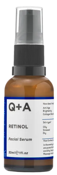 Q+A Retinol 0,2 % serums, 30 ml