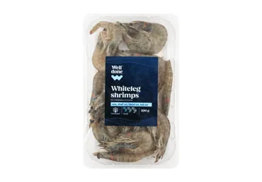 GARNELES NEAPSTRĀDĀTAS ATKAUSĒTAS 70/80 WELL DONE 300G