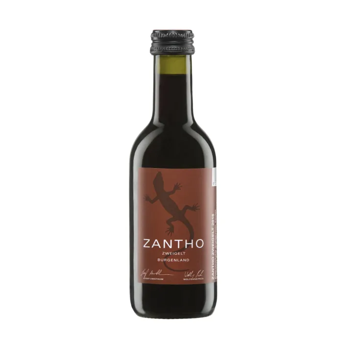 Sarkanvīns zantho zweigelt 13,5% 0,25 l