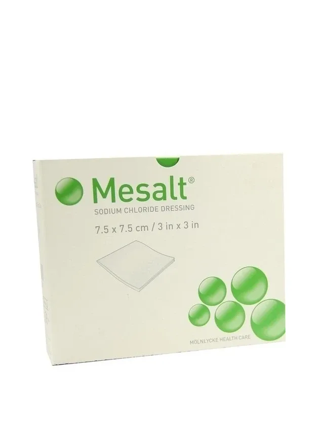 Mesalt plāksteri sterīli 7.5 x 7,5 cm, 30 gb.