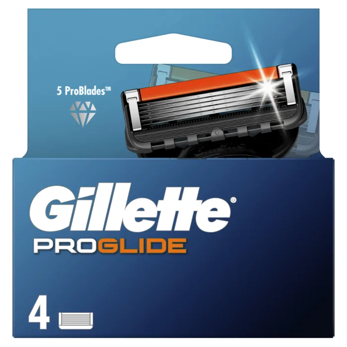 SKŪŠANĀS KASETES GILLETTE FUSION PROGLIDE 4 GAB.