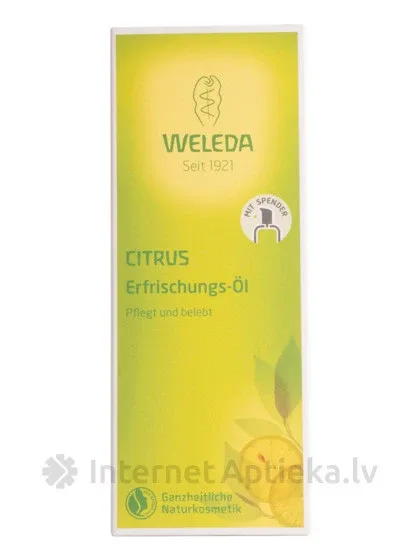 Weleda eļļa citrusu ar pumpīti, 100 ml