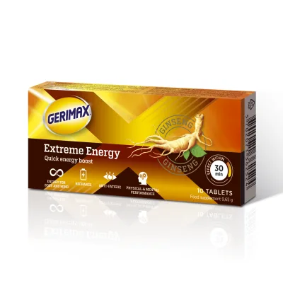 Gerimax Extreme Energy tabletes N10
