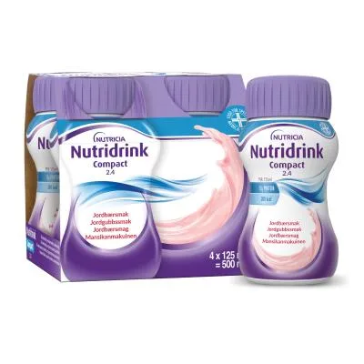 Nutridrink Compact ar zemeņu garšu 125 ml N4