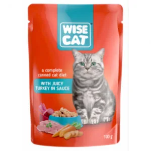 BARĪBA PIEAUGUŠIEM KAĶIEM WISE CAT AR TĪTARA GAĻU MĒRCĒ 100G