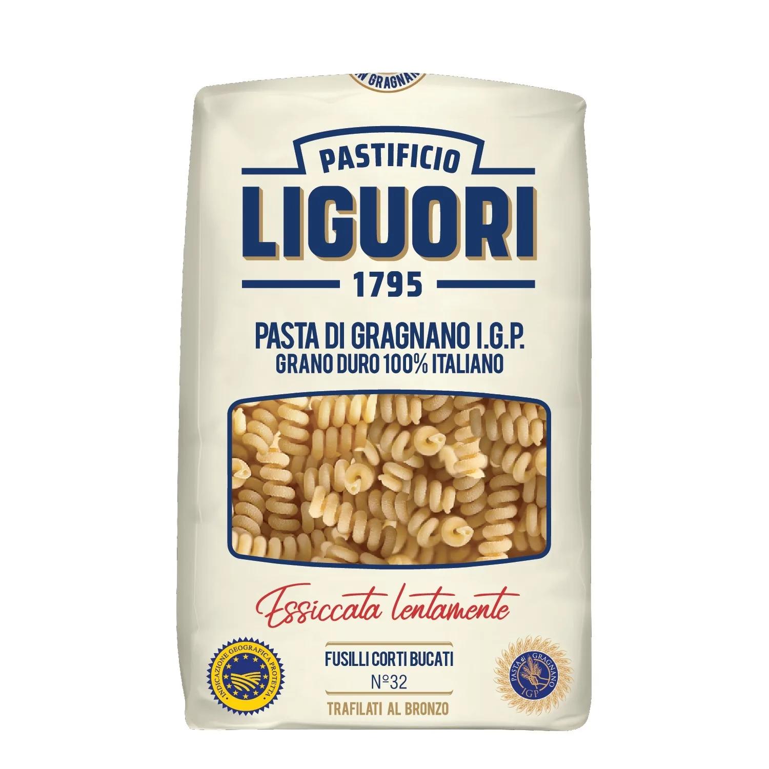 MAKARONI LIGUORI FUSILLI CORTI BUCATI, NR.32, 500G